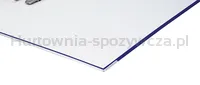 Segregator OFFICE PRODUCTS Officer z szyną, PP, A4/75mm, fioletowy - 3