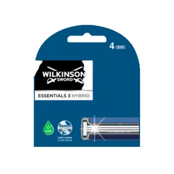Wilkinson Sword Essentials 3 Hybrid Wkłady Do Maszynki 4 Szt.