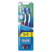 Oral-B Szczoteczka Do Zębów 3D White Fresh 40 Med Duo Pack 1+1