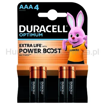 Bat.Aaa 4 Szt Optimum Duracell