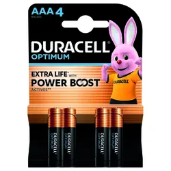 Bat.Aaa 4 Szt Optimum Duracell