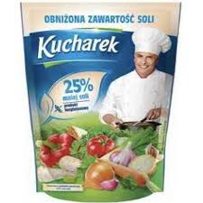 Kucharek Przyprawa Do Potraw -25% Mniej Soli 150G