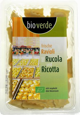 Ravioli Świeże Z Rukolą I Ricottą Bio 250 G - Bio Verde [BIO]