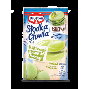 Dr.Oetker Słodka Chwila Budyń smak Makaroniki pistacjowe 43g