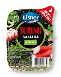 Lisner Surimi Sałatka Z Ziołami 140G