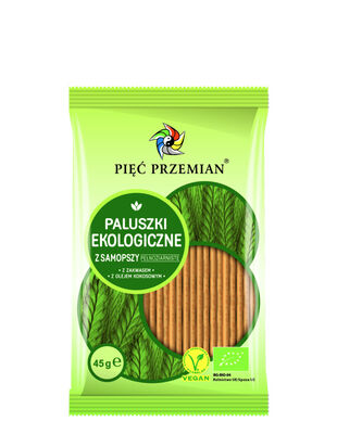 Pięć Przemian Paluszki Z Samopszy Pełnoziarniste Bio 45 G [BIO]