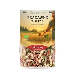 Makaron Bartolini ekologiczny orkiszowy 3 smakowy świderek 250g