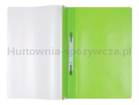 Skoroszyt OFFICE PRODUCTS, PP, A4, miękki, 100/170mikr., wpinany, jasnozielony - 2