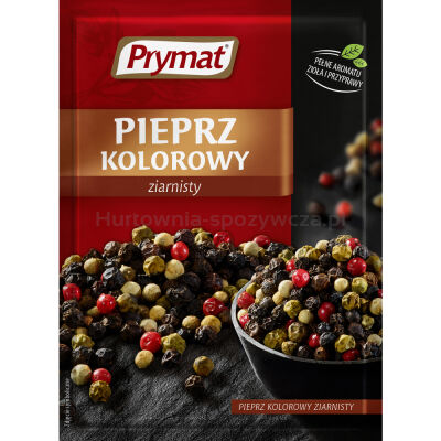 Prymat Pieprz Kolorowy Ziarnisty 15 G 