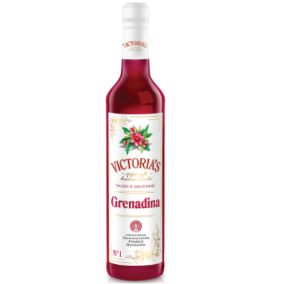 Syrop Barmański Grenadina Victoria Cymes 490Ml