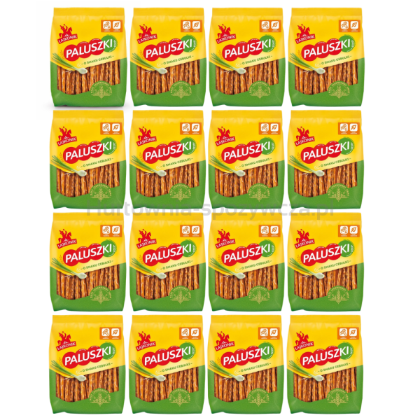 Lajkonik Paluszki O Smaku Cebulki 150G x 16 sztuk