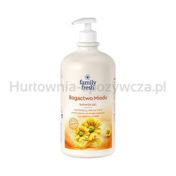 Family Fresh Żel Pod Prysznic Bogactwo Miodu 1000Ml