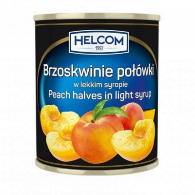 Helcom Brzoskwinie W Syropie Połówki 850G