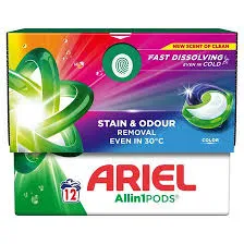 Ariel Allin1 Pods Color Kapsułki Do Prania, 12 Prań