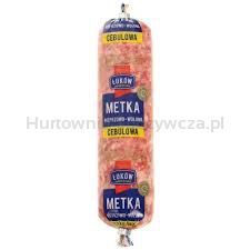 Łuków Kiełbasa Surowa Metka Cebulowa 200G