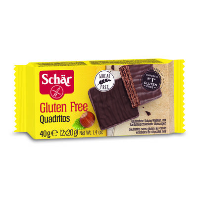 Schar Quadritos Wafelki W Czekoladzie 40G 