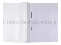 Skoroszyt OFFICE PRODUCTS, PP, A4, miękki, 100/170mikr., wpinany, biały - 2