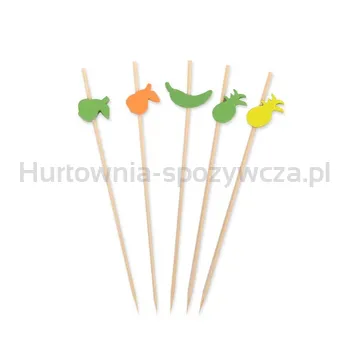 Patyczki Koktajlowe Owoce, 12 Cm, 50 Sztuk, Green Heaven