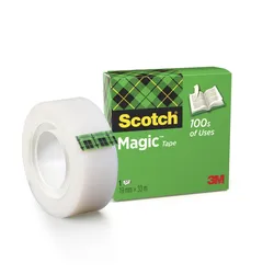 Taśma Biurowa Scotch® Magic™ (810), Matowa, 19Mm, 33M