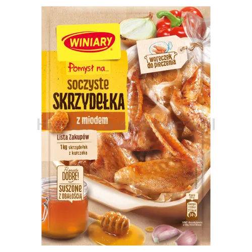 Winiary Pomysł Na... Soczyste Skrzydełka Z Miodem 28G