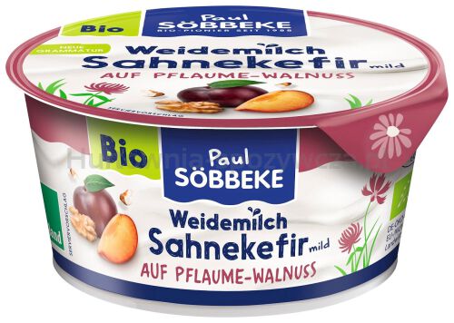 Kefir Kremowy Śliwka - Orzech Włoski Bio 150 G - Sobbeke [BIO]