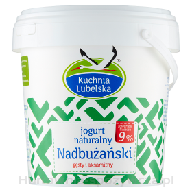 Kuchnia Lubelska Jogurt Nadbużański 9% 1 Kg
