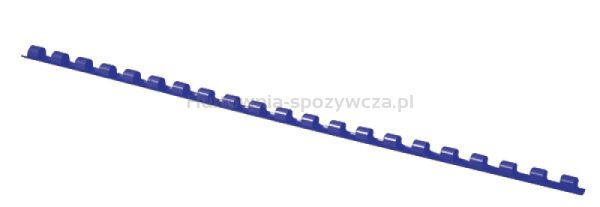 Office Products Grzbiety do bindowania A4, 6mm (25 kartek), 100 szt., niebieskie 