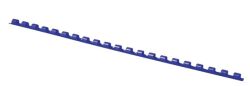 Office Products Grzbiety do bindowania A4, 6mm (25 kartek), 100 szt., niebieskie 