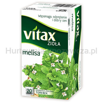 Vitax Herbata Zioła Melisa 20 Torebek X 1,5G