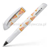 Pióro kulkowe SCHNEIDER Voice, M, pizza lover, szare - 5