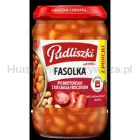 Fasolka po bretońsku z kiełbasą i boczkiem 610g