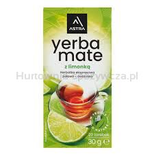 Astra Yerba Mate Z Limonką 20 Torebek Ekspresowa