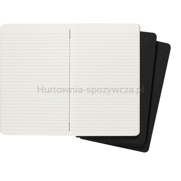 Zestaw 3 Zeszytów MOLESKINE Cahier Journals L (13x21cm) w linie, 80 stron, czarny - 4