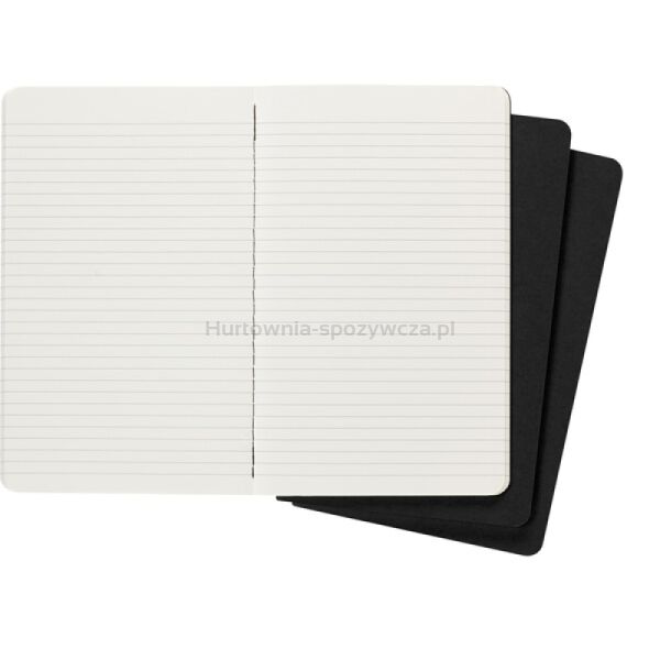 Zestaw 3 Zeszytów MOLESKINE Cahier Journals L (13x21cm) w linie, 80 stron, czarny - 4