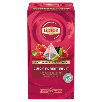 Lipton Herbata Piramida Forest Fruit 25 Kopert (Owoce Leśne) 42,5 G (25 X 1,7 G)