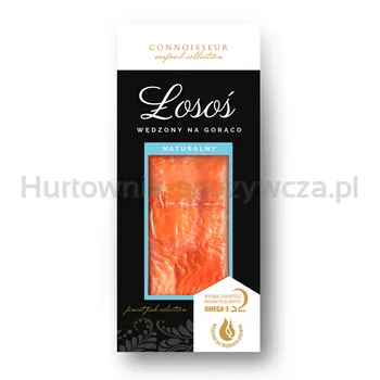 Łosoś wędzony na gorąco naturalny 125 g Connoisseur