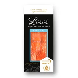 Łosoś wędzony na gorąco naturalny 125 g Connoisseur