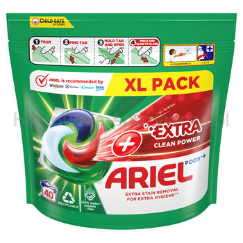 Ariel Kapsułki Do Prania Extra Clean Power 40 Szt. 1088 G (40X272 G)