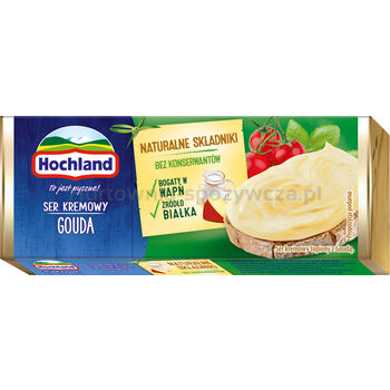 Hochland Gouda Ser Kremowy Topiony W Bloczku Z Goudą. 90 G