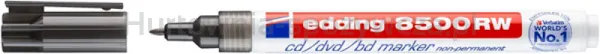 Marker Do Płyt Cd/Dvd/Bd E-8500 Rw Edding, Zmywalny, 1 Mm, Czarny