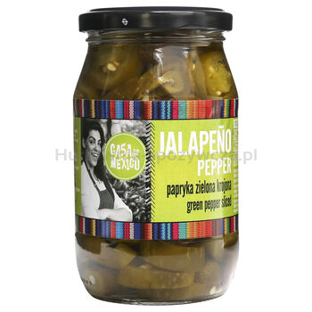 Casa De Mexico Papryka Jalapeno Zielona Krojona 340 G