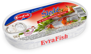 Evrafish Filety Śledziowe W Sosie Pomidorowym 170 G