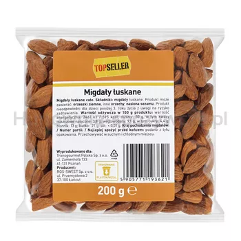 Topseller Migdały łuskane 200g