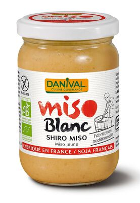 Miso Shiro Białe (Pasta Z Ryżu I Soi) Bezglutenowe Bio 200 G - Danival [BIO]