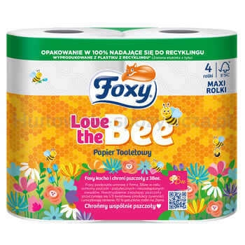 Papier Toaletowy Foxy Love The Bee 4R