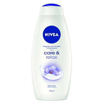 Nivea Płyn Do Kąpieli I Żel Pod Prysznic 2W1 Care Relax 750Ml