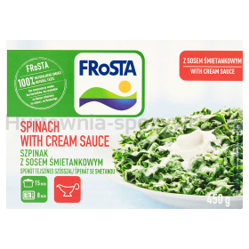 Frosta Szpinak Z Sosem Śmietanowym 450 G