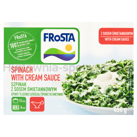 Frosta Szpinak Z Sosem Śmietanowym 450 G