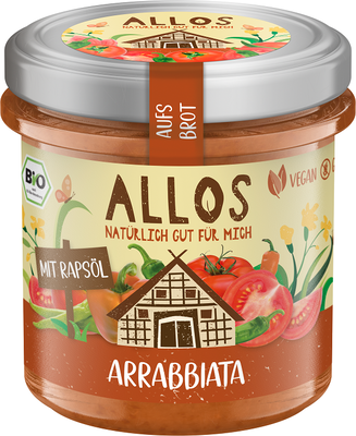 Pasta Kremowa Arrabbiata Bezglutenowa Bio 140 G - Allos [BIO]