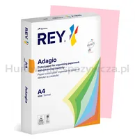 Papier ksero REY ADAGIO, A4, 160gsm, 89 różowy pastel *RYADA160X475 R100, 250 ark. - 4